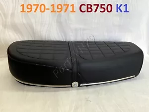 1970-1971 Honda CB750 Seat. CB750K Four K1 Double Seat Saddle 77200-300-030A - Foto 1 di 9