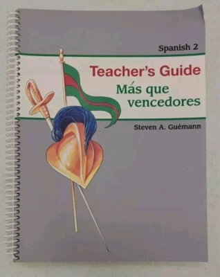 Spanish 2 Teacher's Guide Mas Que Vencedores Christian Homeschool Abeka - Image 1 of 4