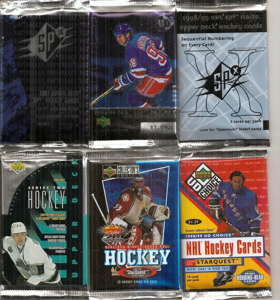 Upper Deck Topps Fleer Hockey Factory Sealed Pack - Choose Year & Product - Image 1 of 1