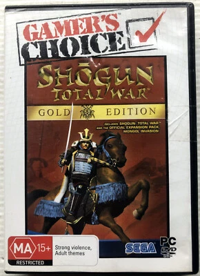 Shogun Total War Gold Edition (PC DVD-ROM Game, 2006) Win 98, 2000 XP NEW SEALED - Image 1 of 4