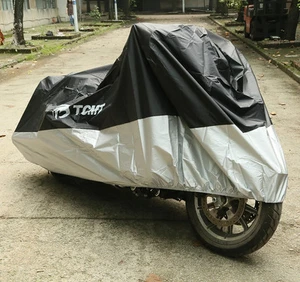 Motorcycle Cover Waterproof Heavy Duty For Winter Outside Storage Snow Rain L - Picture 1 of 8