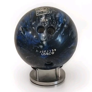 Brunswick T-Zone Used 10 Pin Bowling Ball Blue Marble 15LBS - Picture 1 of 7