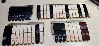 Pestañas de órgano Wurlitzer vintage Foto 1 de 4