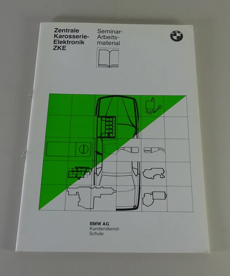 Schulungsunterlage BMW 5er E34 520i 525i Central Karosserieelektronik 11/87 - Imagen 1 de 1