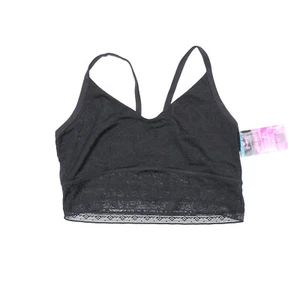 Maidenform All-Over Lace Longline Bralette Black XL (Pre-owned/as pictured) - Picture 1 of 2