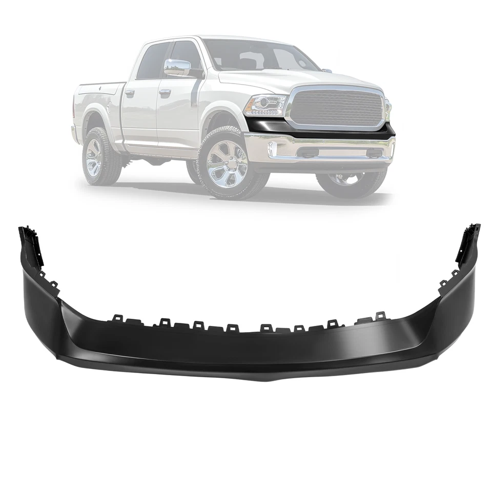 Front Upper Bumper Cover For Dodge Ram 1500 2013-2018 & Ram 1500 Classic 2019-24 - Image 1 of 4