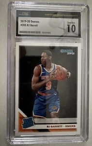 2019-20 Donruss - #203 RJ Barrett - CSG/CGC 10 - ROOKIE CARD - Picture 1 of 2