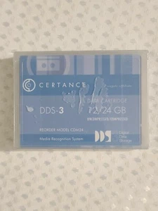 DDS-3 Data Cartridge CERTANCE 12/24 GB - SEALED ***FREE SHIPPING*** - Picture 1 of 2