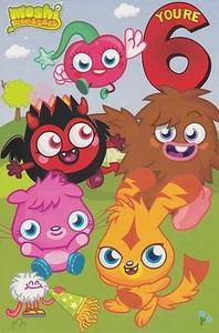Moshi Monsters 5th Birthday Card Suitable For Boy Girl Son Grandson Nephew..... - Picture 1 of 2