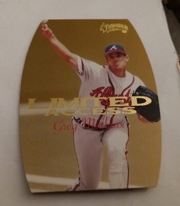 1998 Skybox Circa Thunder Limited Access Greg Maddux #9LA MINT Atlanta Braves