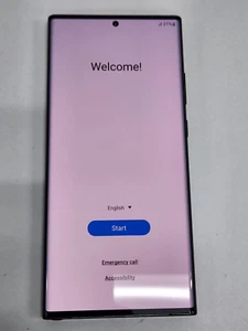 DEFECTIVE - Samsung Galaxy Note 20 Ultra 5G- 128GB - Black - GSM Unlocked - 8396 - Zdjęcie 1 z 5