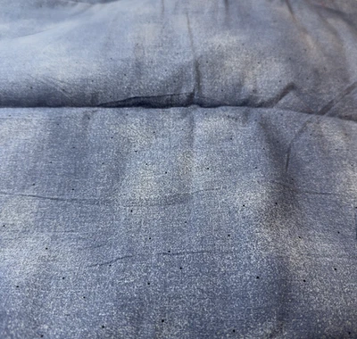 Синяя хлопчатобумажная ткань, не джинсовая ткань, а джинсовая ткань, цвет 6 1/2 ярда, ширина 42 дюйма, хлопок - Изображение 1 из 4