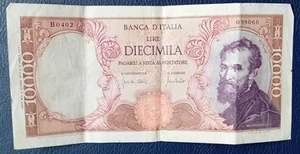 Italian 10000 Lira note - Picture 1 of 2