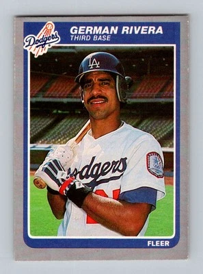 1985 Fleer #382 German Rivera - Image 1 of 2