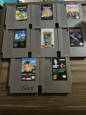 ¡Lote de 8 juegos Nes Nintendo! Castlevania, Dragons Lair, Final Fantasy, etc. Foto 1 de 4