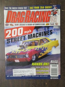 DRAG RACING USA MAGAZINE NOVEMBER 1999 383 YOUR 350 CHEVY ROCKINGHAM ATCO MIR - Picture 1 of 2