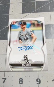 Autografo Bowman Baseball 2023 #PPATE Tim Elko - Foto 1 di 2