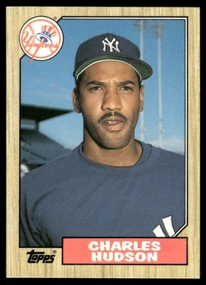 1987 Topps Traded #50T Charles Hudson Very Good - Image 1 of 2