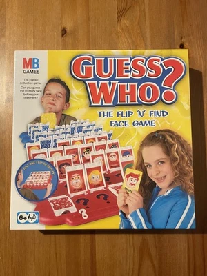 Vintage 2004 MB Guess Who? Flip and Find Face Board Game New Sealed - Image 1 of 4