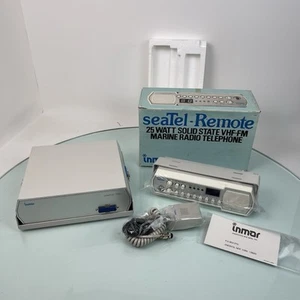 Inmar seaTel-Remote VHF Marine Radio + seaTel-76h Satellite Receiver System NOS - Foto 1 di 17
