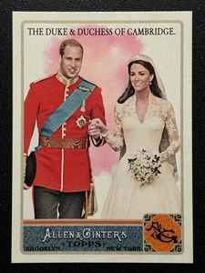 2011 Topps Allen & Ginter Glossy  #AGS9  Prince William & Kate Middleton  /999 - Picture 1 of 2