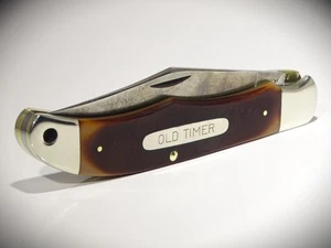 💥1972-1997 Schrade Old Timer 125OT ~ 5 1/4" Mustang ~ 1095 Carbon Steel ~ USED - Picture 1 of 20