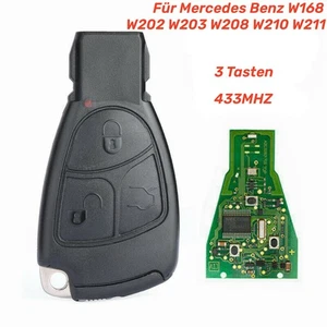 3 Tasten 433MHz Auto Schlüssel Für Mercedes Benz W168 W202 W203 W208 W210 W211 - Picture 1 of 5