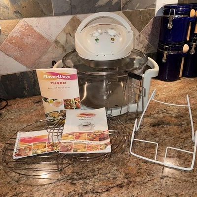 ✨ FlavorWave Turbo Oven – Brand New / Never Used! Complete Set w/ Manuals 🍗 - Image 1 of 4