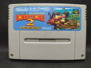 Super Donkey Kong 2  - NEW SAVE BATTERY - Super Famicom - SHVC-ADNJ-JPN (l#05) - Picture 1 of 10