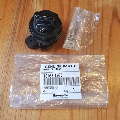 KAWASAKI Genuine 1988-2011 BAYOU 220 250 Reverse Lock Lever 13168-1760 NEW - Image 1 of 4