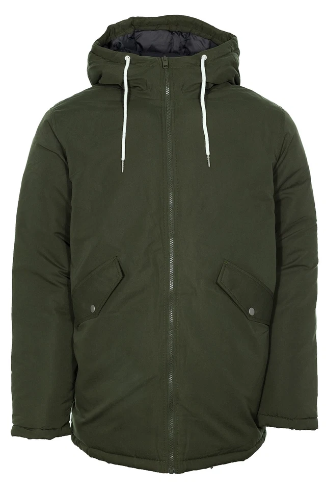 Jack Jones Chaqueta Parka de Invierno Anorak Hombre Forrado Loop Jacket Talla L - Imagen 1 de 1