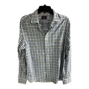 Camisa UNTUCKit Cerdeña Para Hombres M Manga Larga Abotonada Cuadros Cuadros Nylon Elastizada - Imagen 1 de 8
