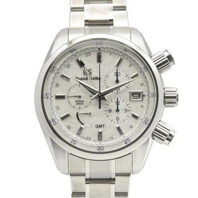 SEIKO Grand Seiko Spring Drive Chrono Armbanduhr SBGC247 Auto titan Gebraucht... - Bild 1 von 4