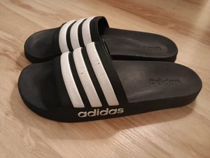 ADIDAS Badelatschen Adiletten, Ge.44,5, schwarz - Bild 1 von 4