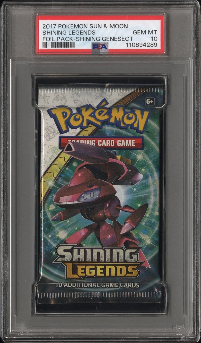 ポケモンカードゲーム Shining Legends 4パックセット Pokémon TCG Shining Legends Sealed Collectible Card Game Packs in