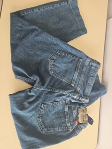 Vintage Wrangler Retro Jeans Boys 14 Husky Relaxed Bootcut School Casual Pants - Picture 1 of 11