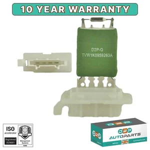 HEATER BLOWER RESISTOR FOR SKODA OCTAVIA II SUPERB II YETI EOS 1K0959263A - Picture 1 of 11