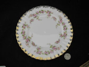 ROYAL ALBERT DIMITY ROSE 8 1/4 " SALAD PLATE - Picture 1 of 2