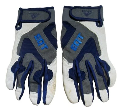 Carlos Correa Game Worn Used Adidas Blue Grey EQT Batting Gloves XL Pair 77248 - Image 1 of 2