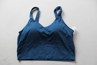 Pure Woven女式竹制冷却面料活动短上衣AC2蓝色中号  — 第 1/3 张图片