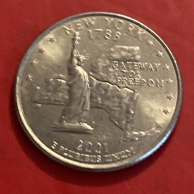 2001-D New York 50 States Quarter • Buy 10 Get 40% Off • #220812 - Image 1 of 2