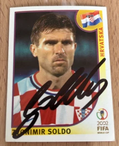 Original Autogramm Zvonimir Soldo Kroatien Panini WM 2002 - Bild 1 von 1