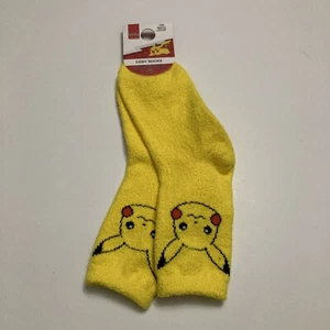 Primark Pokémon Pikachu Acogedores Calcetines EE. UU. 6-10 Amarillo Suave Nuevos - Imagen 1 de 7