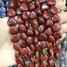 10-20mm Natural Heart Shape Agates Quartz Loose Spacer Beads for Jewelry Making