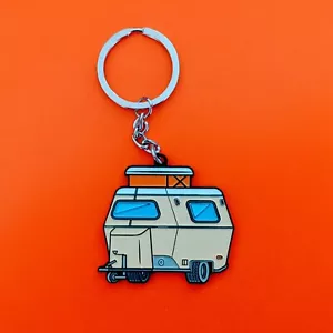 Cute Eriba Hymermobil Puck, Pan, Familia Keychain Metal & Enamel & PVC - Photo 1/26