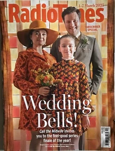 RADIO TIMES WEDDING BELLS CALL MIDWIFE Subscriber Special March 2025 TV Magazine - Picture 1 of 3