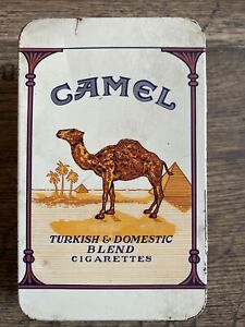 vintage Camel cigarettes hinged tin 