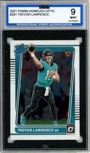 Panini Optic Trevor Lawrence 2021 radiocontrol #201 ISA 9 Jaguares como nuevo - Imagen 1 de 2