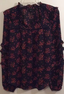 Ann Taylor Boho Style Blouse Size S - Picture 1 of 8