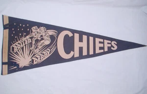 Vintage Chiefs Roller Derby Damen Profi Team Wimpel 28" - Bild 1 von 5